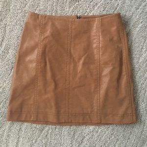 Free People vegan leather skirt - Never Worn